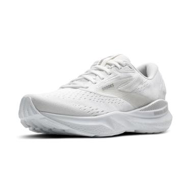 Imagem de Brooks Tênis de corrida feminino Adrenaline GTS 24 Supportive, Branco/ostra/liga metálica, 40