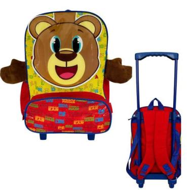 Imagem de Mochila Personagem Bichinho Pets C Rodinha Escolar Mochilete - Clio Pe