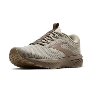 Imagem de Brooks Tênis de corrida masculino Revel 7 Neutral, London-fog/Falcon/Amêndoa, 45