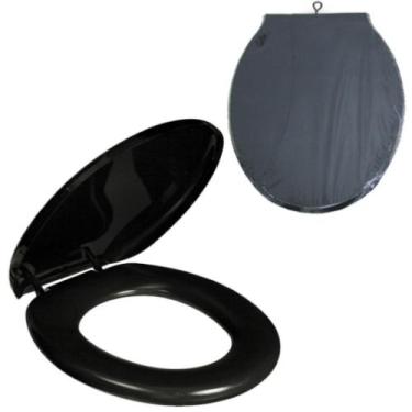 Imagem de Assento Para Vaso Sanitario Universal De Plastico Resistente - JW SHOP