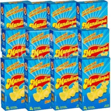 Imagem de Kit 12 salgadinho mandiopã sabor batata 80g cada