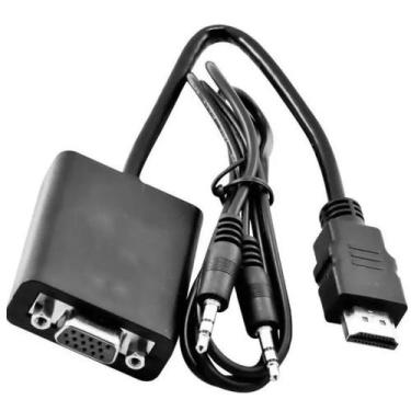 Imagem de Cabo conversor vga para hdmi / kap-v079 / lukton - X-cell