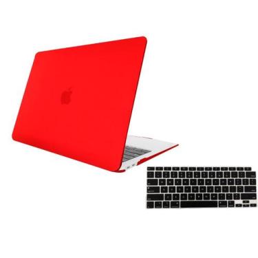 Imagem de Kit Capa Case Compativel Macbook NEW AIR 13" A2179 A2337 CHIP M1 cor V