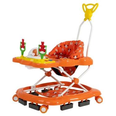 Imagem de Andador musical megaluxo infantil laranja jumbobaby