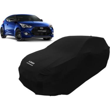 Imagem de Capa De Tecido P/ Proteger Carros Hyundai Veloster - Mz, Preta