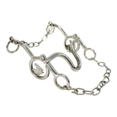 Imagem de Freio Cavalinho Inox Para Cavalos Preço Imbatível - Selaria Forte