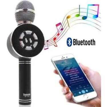 Imagem de Microfone Karaoke Tomate MT-1035 Bluetooth Cores Variadas