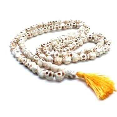 Imagem de Generic Natural Mund Mala, Deusa Kali Mata Mala, Mala Protect from evils & Buri Nazar, Nazar Dhaga para homens e mulheres, mala original natural (pacote com 1), padrão, Standard, Natural