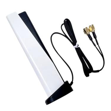 Imagem de SAMXI Laptops RP-SMA 2T2R Dual Band WiFi 2.4GHz 5GHz Adaptador de antena para GIGABYTE Z590 Z690 Z790 X670 570S X570I X570 B760 B760M B760I B650 B650L B650E B6550 B 550M B450M B560 B560L UD AX AERO D