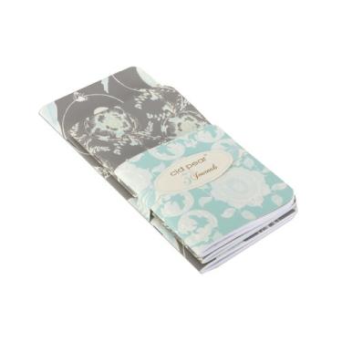 Imagem de C.R. Gibson Diários empilhados de papel Cid Pear, conjunto de 3, vintage (CID13-10423)