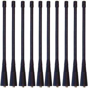 Imagem de bestkong 10 x Antenas UHF Whip para Motorola Radio NAE6483 GP300 GP340 GP360 GP380 CP200 CP200D HT1250 EP450 EX500 EX600 EX600XLS