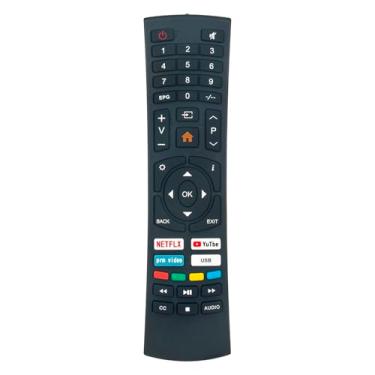 Imagem de ECONTROLLY Controle remoto de substituição compatível com TV BOLVA HDTV 50MVT20 58MVT20 65SVL20 55SVL20 75SVL20 82SVL20 58SVL20 50SVL20 50SVL20 4K Ultra HD Television