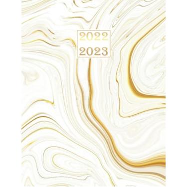 Imagem de 2022-2023 Planner: Daily Weekly and Monthly, 24 Months Calendar, Vision Boards, To Do Lists, Notes | Special Gold Marble Cover Edition