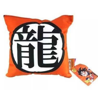 Imagem de Almofada Dragon Ball Simbolo - Veludo - 25 x 25 cm - Zona Criativa