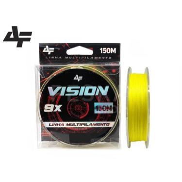 Imagem de Linha Multifilamento Albatroz Vision 9X Amarela 150 Metros - Várias Es