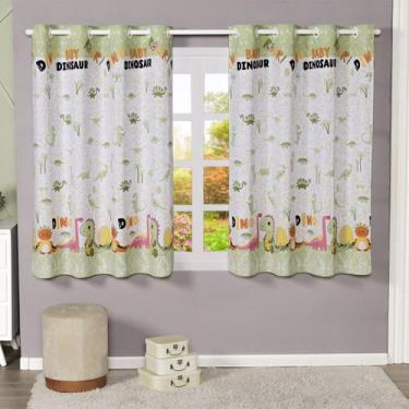 Imagem de Cortina Infantil Estampada 2,80 x 1,40 Linhão Para Bebê - Cacá Enxovai