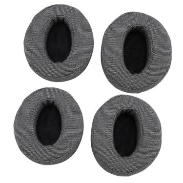 Imagem de 2 Pares de Fones de Ouvido Substituição para HD HD 4.50BT HD 4.50BTNC HD 4.50SE HD 4.40BT HD 4.30G HD4.20S Fone de Ouvido, Pântanos Com Tecido de Linho de Algodão Macio, Espuma