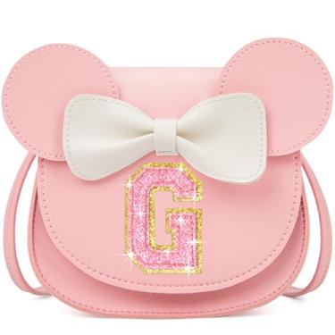 Imagem de OYLOLA Presentes de aniversário para meninas de 3, 4, 5, 6, 7 e 8 anos, bolsa infantil para meninas pequenas, presente para meninas, Rosa