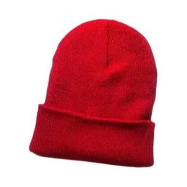 Imagem de Gorros de Inverno de Malha - Unissex, para Outono e Inverno, Vinho tin