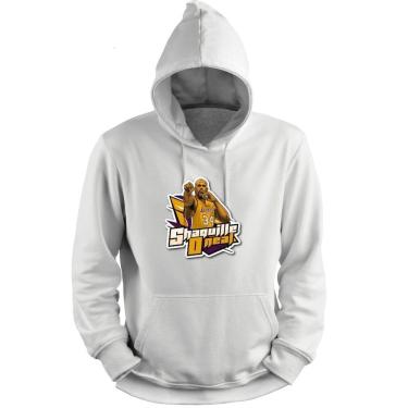 Imagem de Blusa Moletom Capuz Basquete Shaquille Oneal LAL Basketball
