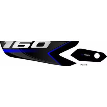 Imagem de Adesivo Protetor De Escapamento Honda Titanfan 160 Pe377b - Resitank