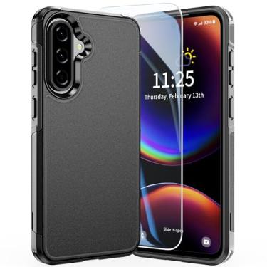 Imagem de AMILIFECASES Capa para Samsung Galaxy A36, com 1 pacote de protetor de tela HD, resistente e proteção de camada dupla de queda de grau militar de 3,5 m para Galaxy A36 5G, capa de celular de 6,6