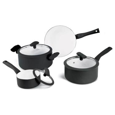 Imagem de Conjunto De Panelas 4pcs Preta Hercules Pa300-4ppr