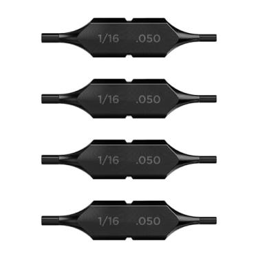 Imagem de Galvanox Pontas de substituição de dupla face hexagonais 1/40.6 cm - 0.1 cm para Leatherman Multi-ferramentas (pacote com 4)