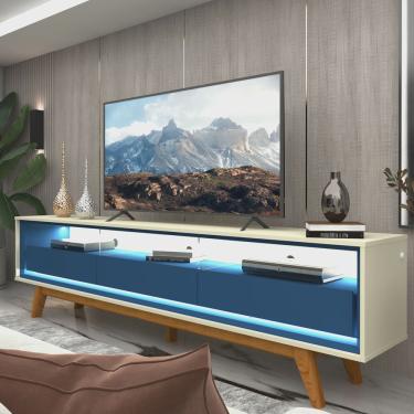 Imagem de Rack para Tv até 85 Polegadas com Led com Pés Requinte 212cm