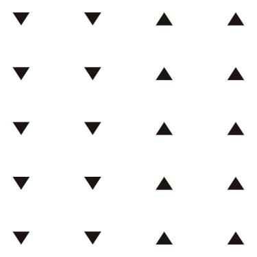 Imagem de Papel De Parede 12m Autoadesivo Triângulos Preto E Branco