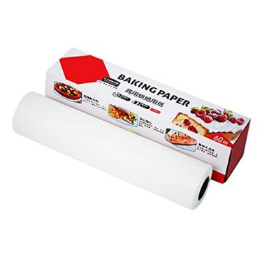 Imagem de YOUNAFEN Papel de pergaminho, papel de pastelaria, papéis de óleo antiaderentes, papel oleoso para fritadeira a ar para decoração de alimentos, embalagens de alimentos