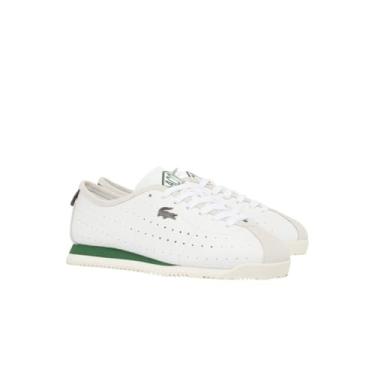Imagem de Lacoste Tênis feminino Club-Low, Branco/Verde escuro, 40