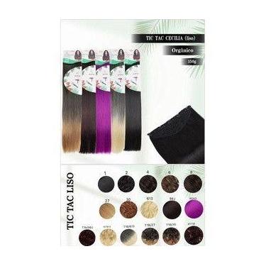 Imagem de Cabelo Aplique Tic Tac 100% Orgânico 80cm Mr Cc Hair - oem, 4T/118