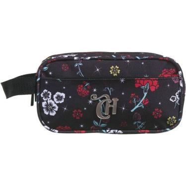 Imagem de Estojo Escolar Duplo Liberty Capricho Azul DMW 21x11x10cm