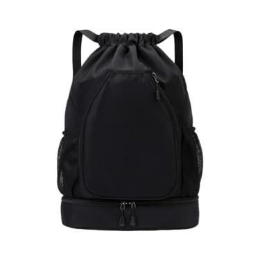 Imagem de kowaku Mochila de mochila de tênis Mochila para homens Menino Homem de água Badminton Racquet Bag Bag Racket para acessórios para bolas, Preto