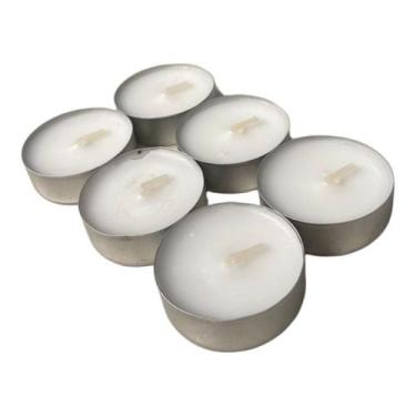 Imagem de Kit 6 Velas Rechaud Difusor Flutuante Foundue Branca 11gr - Lua Místic