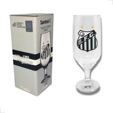 Imagem de Taça Time Do Santos Copo Cerveja Chopp 300ml Licenciado - ALLMIX, Sant