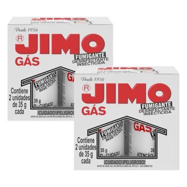 Imagem de Kit 2 Jimo Gás Fumigante Dedetizador Inseticida Estojo C/2