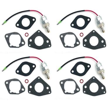 Imagem de Kit de reparo de motores, peças de reposição, válvula solenoide de desligamento de combustível para 24 757 22-S (4 conjuntos)