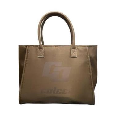 Imagem de Bolsa Feminina Colcci Nylon Shopping Alça De Ombro Grande Caramelo-Feminino