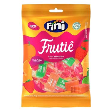 Imagem de Bala Frutie Frutas Vegana Sortidas Fini 70g