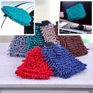Imagem de Luva Multiuso Chenille Macarrão Panosul Cores Sortidas