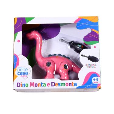 Imagem de Brinquedo Dinossauro Para Montar E Desmontar Com Chave De Fenda Bene Casa