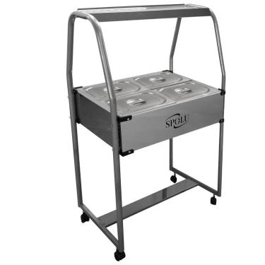 Imagem de Buffet Salada Infantil Spolu Gelo-x 4 Cubas Frias Spl-534