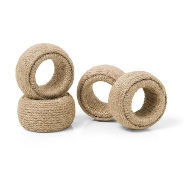 Imagem de Argola De Guardanapo Copa E Cia 4 Pçs Complement Cordas