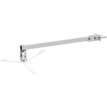Imagem de Suporte Projetor Datashow Mini Led Parede Braço 60 Cm - Branco