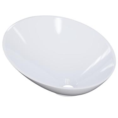 Imagem de Cuba De Apoio Meia Lua Lavabo C01 Bm38w Branco - Lyam
