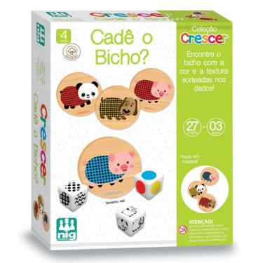 Imagem de Jogo Cadê O Bicho? Crescer - Nig Brinquedos