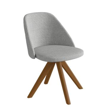 Imagem de Cadeira Concha Giratório Estofada Ref 141 Imbuia