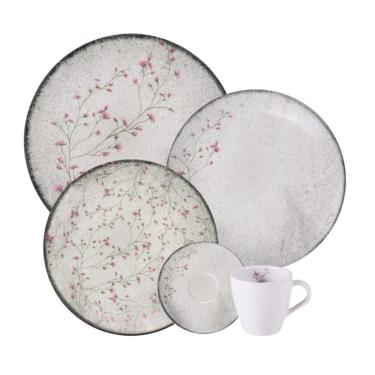Imagem de Aparelho De Jantar Em Porcelana 20 Peças Floralis Tramontina